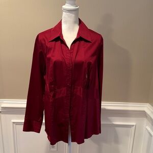 Lane Bryant Deep Red Women's Blouse